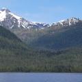 Distant view of the lodge and it's setting